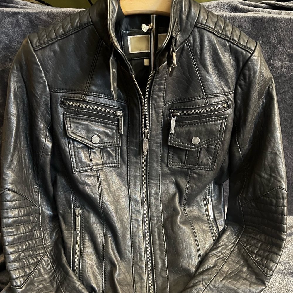 Michael Kors Moto Leather Jacket